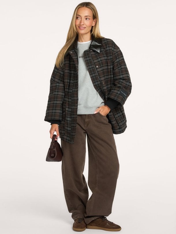 Hunters Check Jacket Katoenmix geruite jas