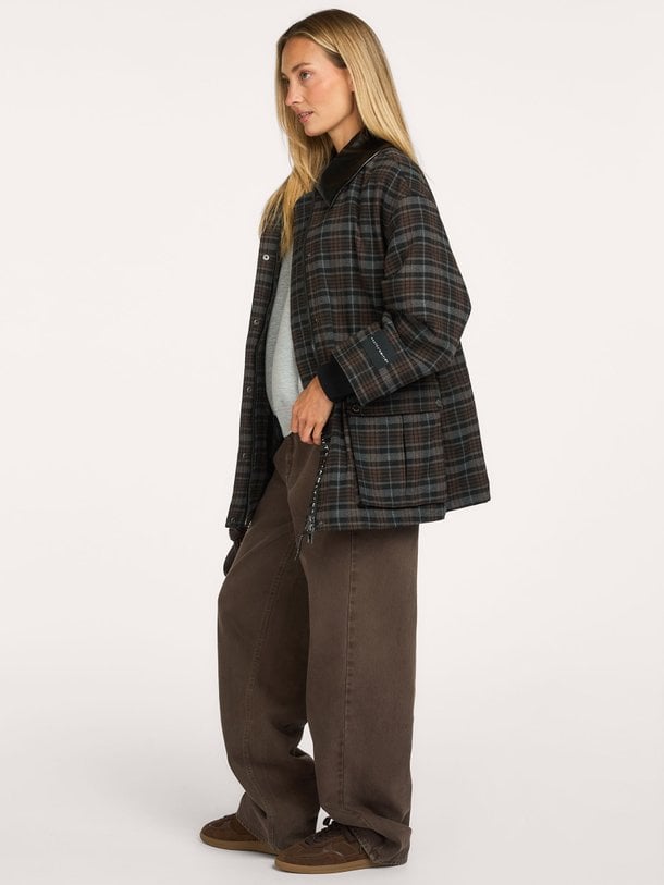 Hunters Check Jacket Katoenmix geruite jas