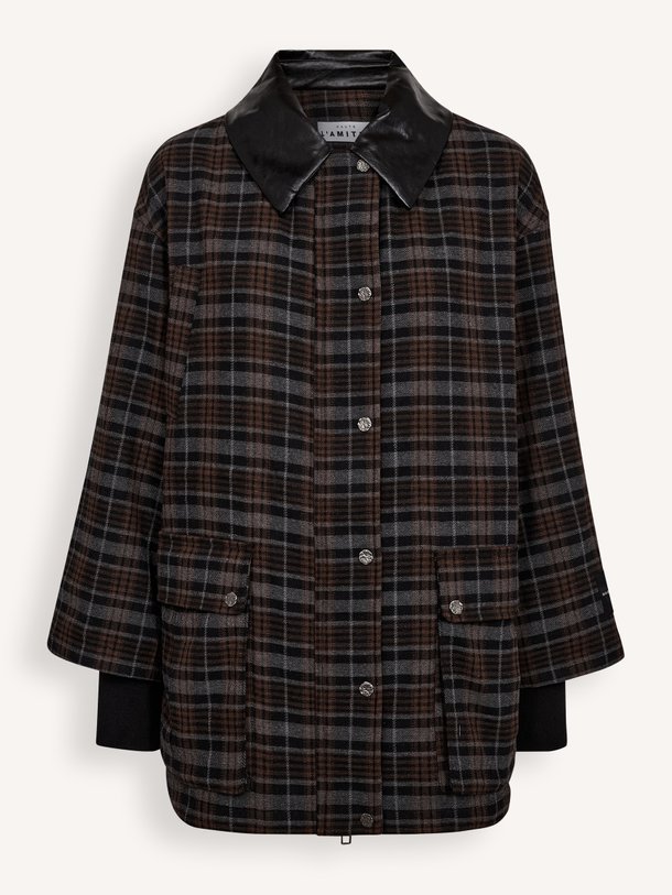 Hunters Check Jacket Katoenmix geruite jas