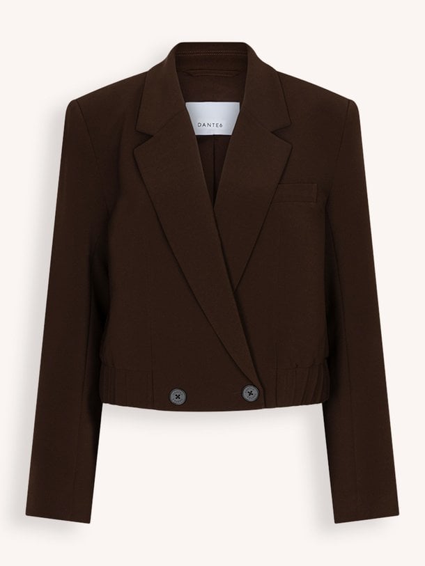 Reilley cropped blazer-jacket Reilley, geweven cropped blazer