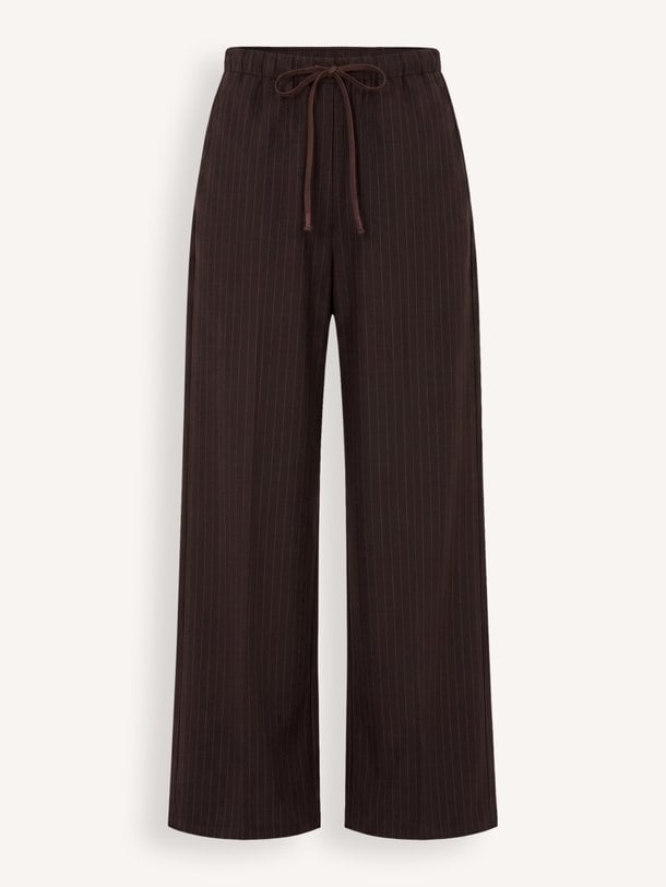 Pelle, viscosemix broek met krijtstreep