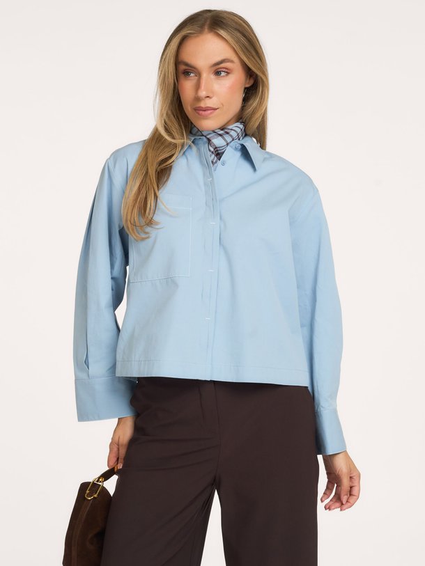Ivanna poplin blouse Ivanna, katoenen blouse