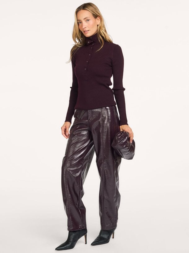 Scene, leatherlook broek