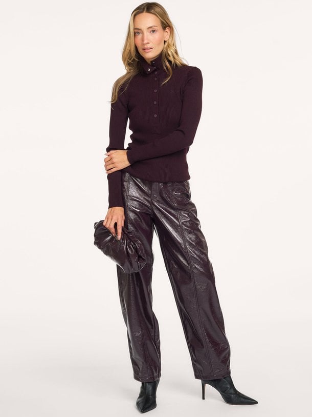 Scene, leatherlook broek