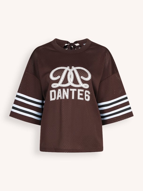 Dax bow detail logo tee Dax, geweven top