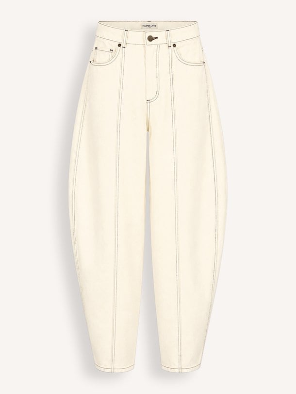 Arden, high waist barrel fit jeans