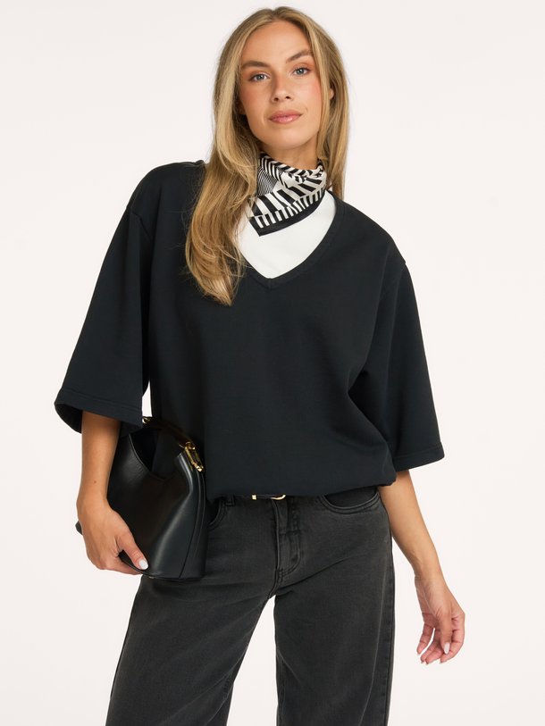 MWOllie V-Neck Sweat Tee Ollie, katoenen sweater