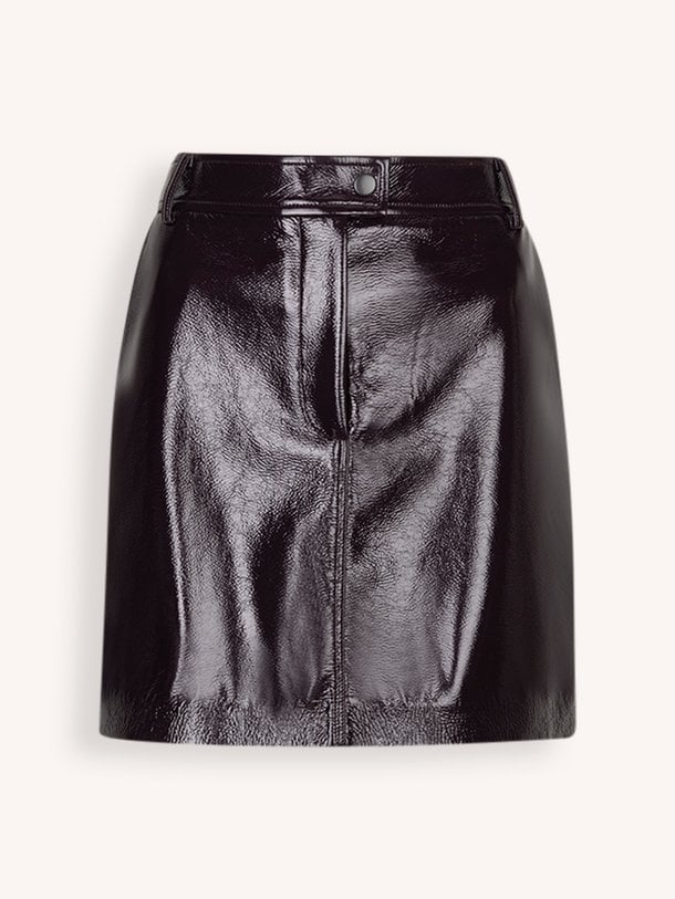 Evon, leatherlook rok