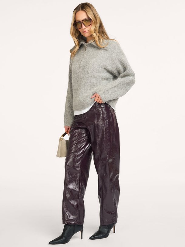 Emyla zip sweater Emyla, alpacamix trui