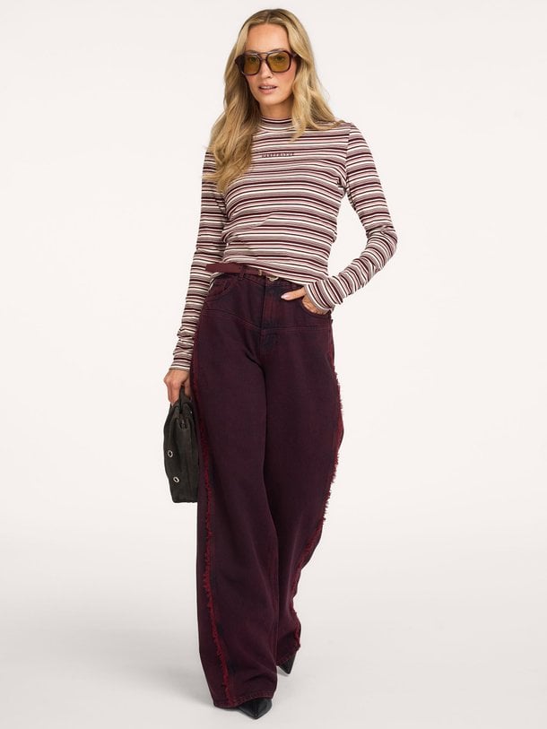 Charissa, high waist wide leg jeans