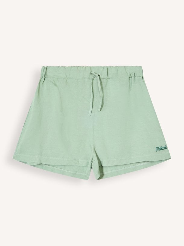 3080638003084 Melanie, viscose/linnenmix short met logo