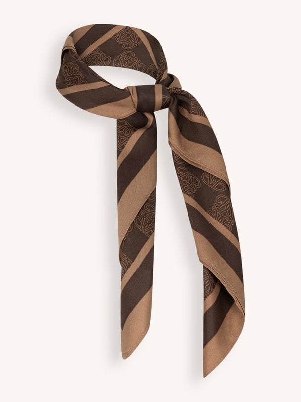 Monogram printed scarf Geweven sjaal
