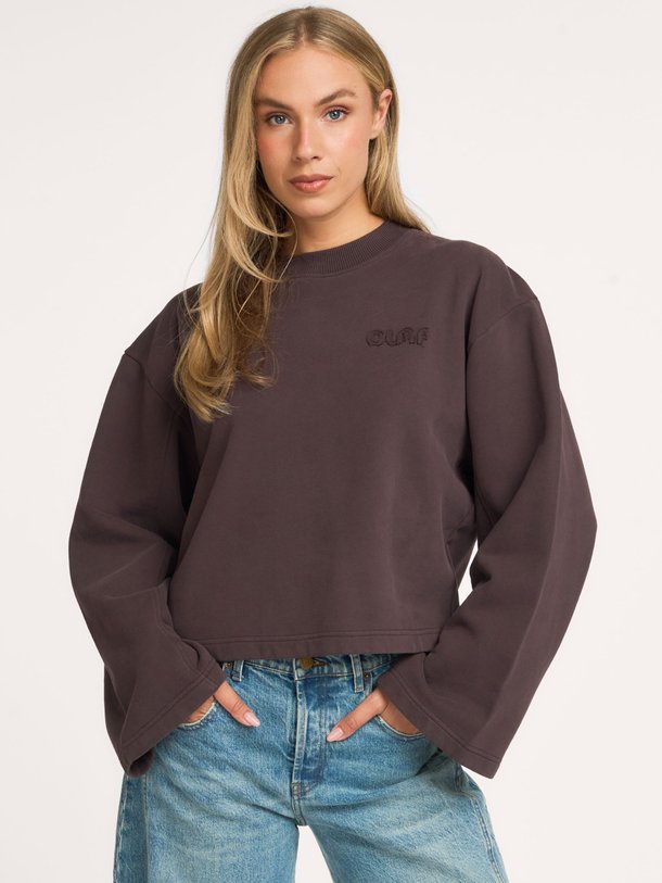 RETRO LOGO CREWNECK Organic cotton sweater