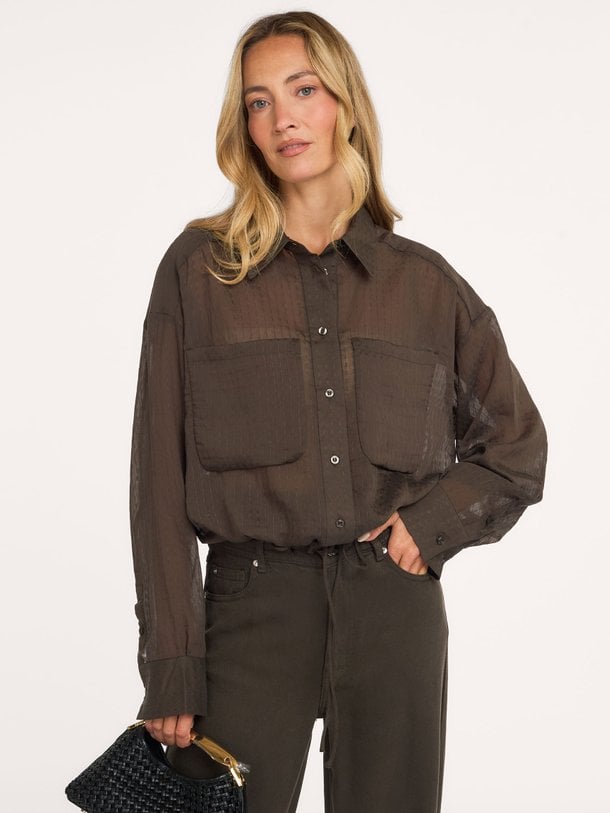 Valaia Shirt Valaia, lyocellmix blouse