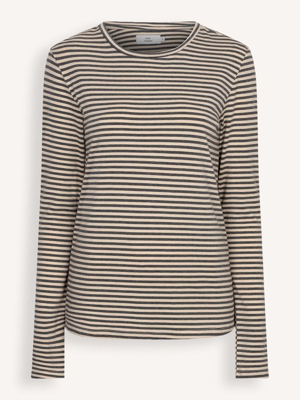 CIBRIS longsleeves striped tee Cibris, viscosemix gestreepte longsleeve
