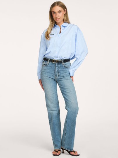 THE ARROW The Arrow, mid waist straight fit jeans