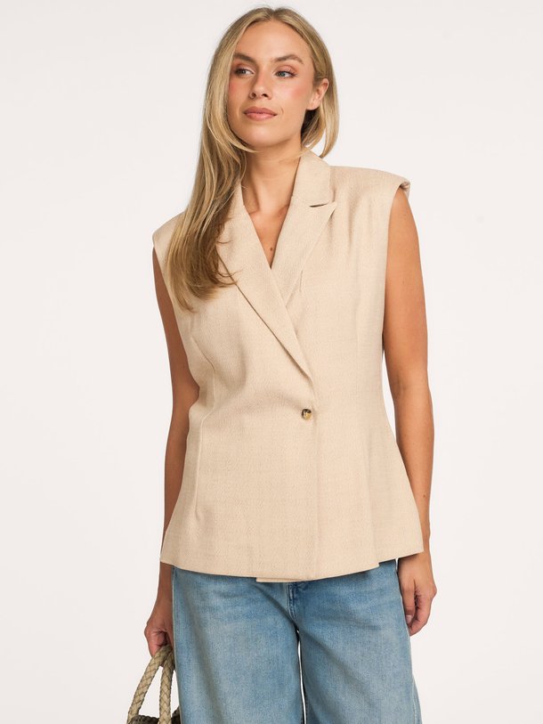 Lia long gilet Lia, viscosemix gilet