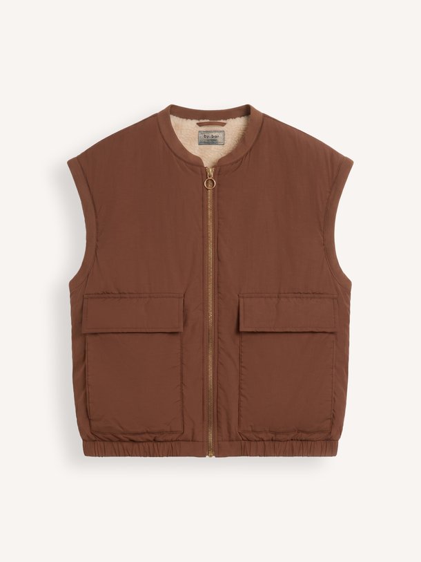 gio sleeveless jacket Gio, geweven reversible bodywarmer