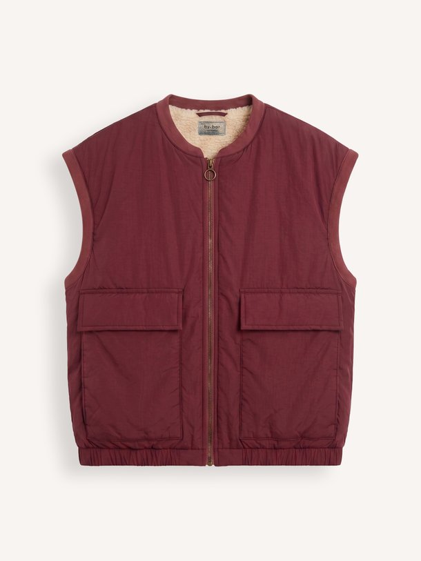 gio sleeveless jacket Gio, geweven reversible bodywarmer