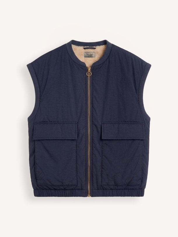 gio sleeveless jacket Gio, geweven reversible bodywarmer
