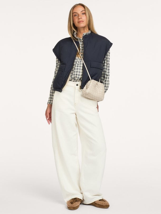 gio sleeveless jacket Gio, geweven reversible bodywarmer