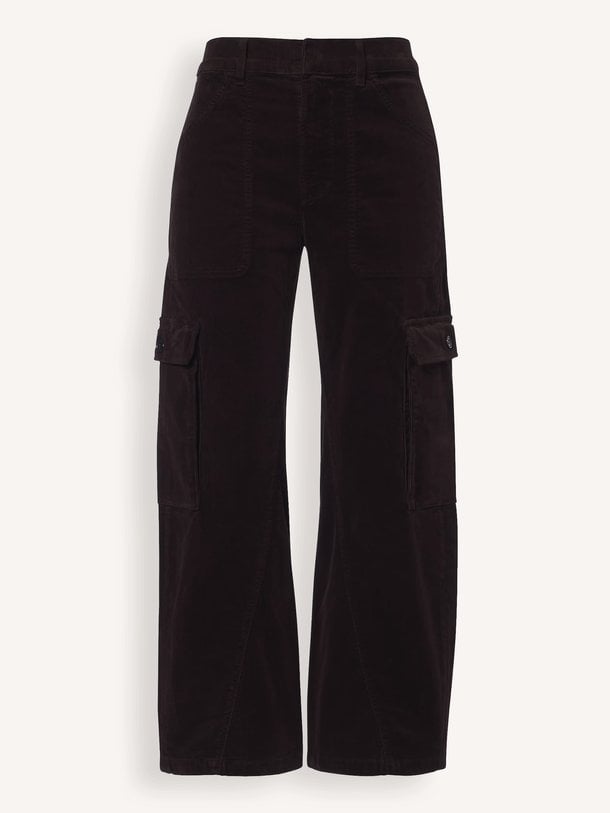 thassos twisted seam utility pant in corduroy Thassos, katoenmix ribcord broek