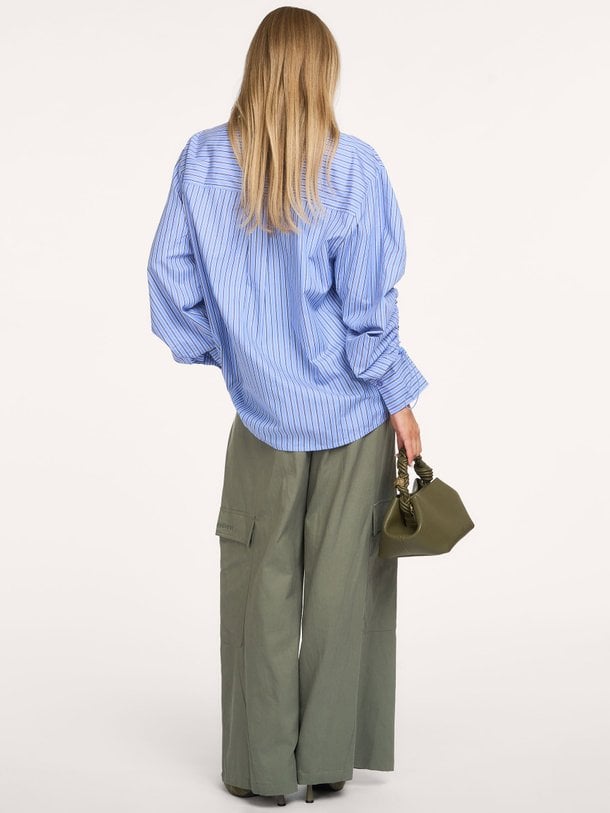 Ted, katoenmix gestreepte blouse