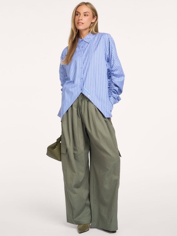 Ted, katoenmix gestreepte blouse