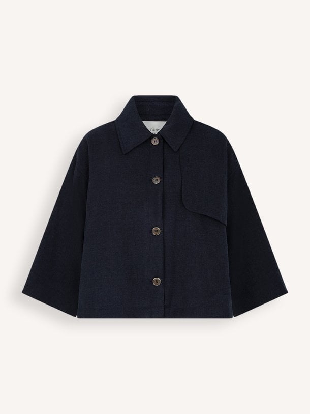 CLENDEAU Poncho shirt top Clendeau, viscosemix jasje
