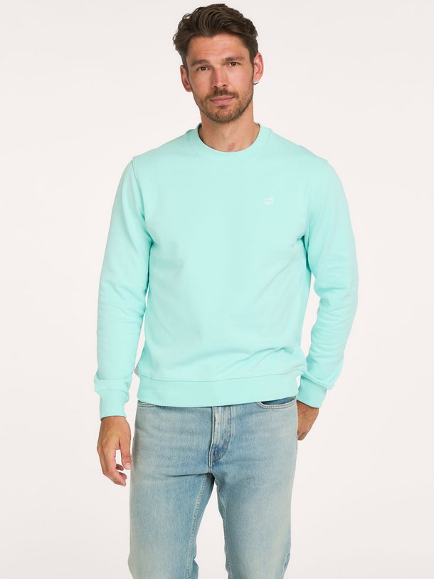 Katoenen sweater met logo