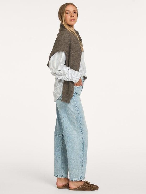 64/PARTHE62 D05 Kurtis, high waist barrel fit jeans