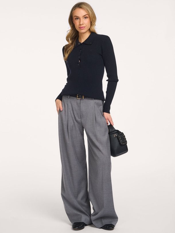 Biaxa pleated pants Biaxa, viscosemix broek