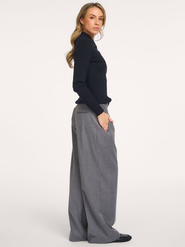 Biaxa pleated pants Biaxa, viscosemix broek