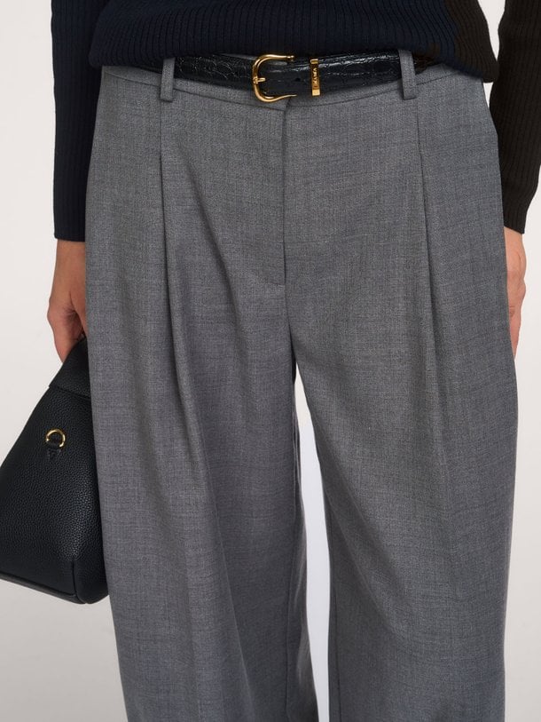 Biaxa pleated pants Biaxa, viscosemix broek