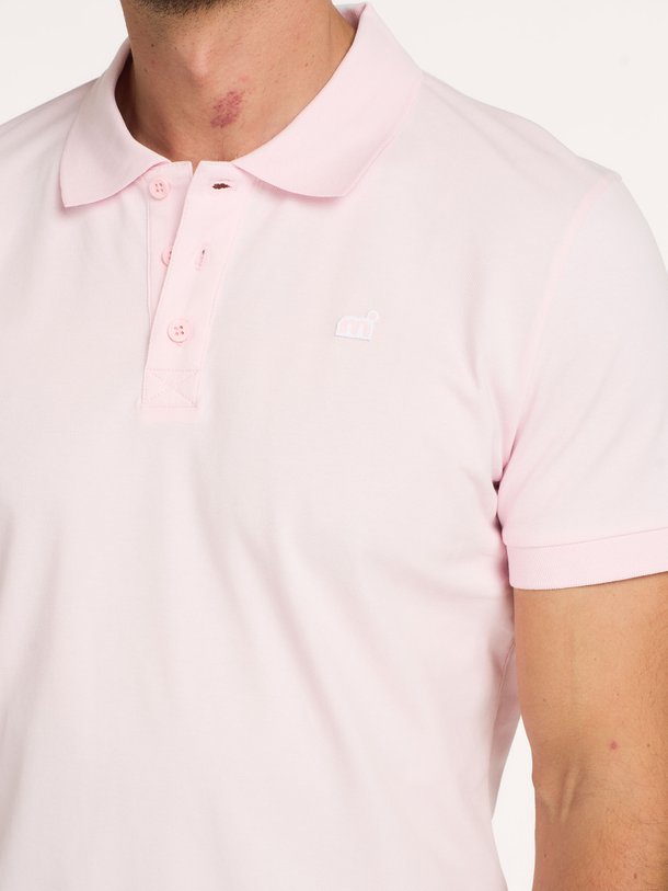Katoenmix polo met logo