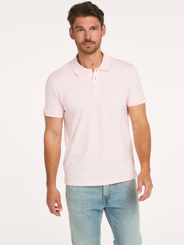 Katoenmix polo met logo