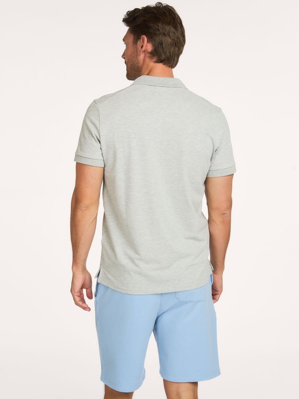 Katoenmix polo met logo