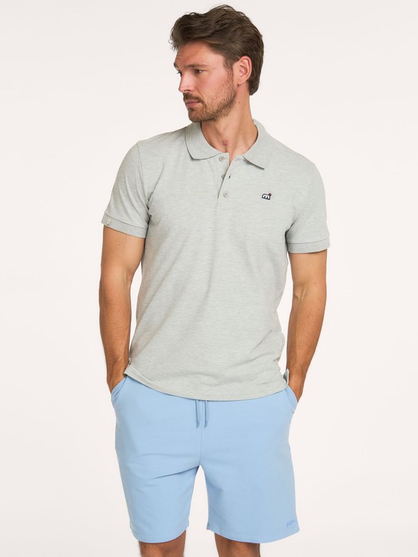 Katoenmix polo met logo