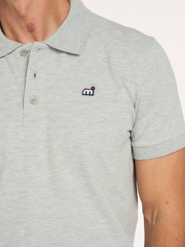 Katoenmix polo met logo