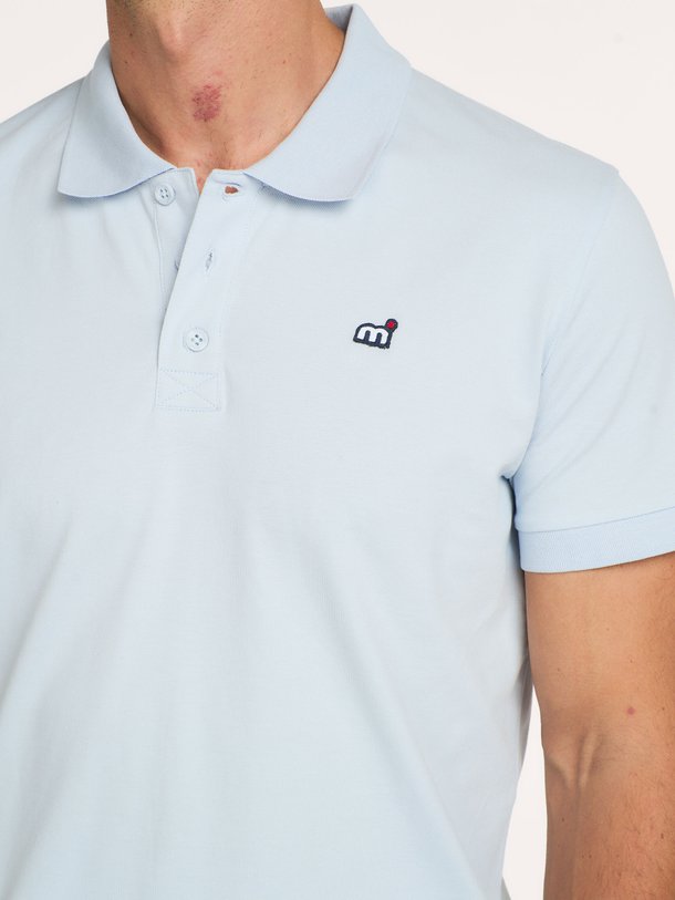Katoenmix polo met logo