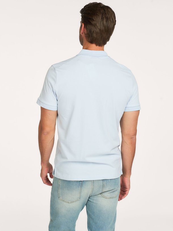 Katoenmix polo met logo