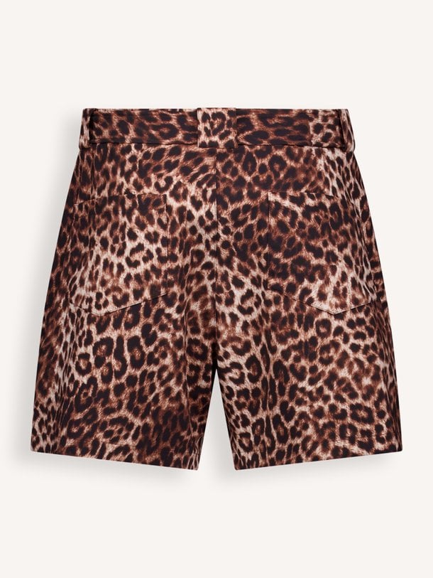 Lindy leopard shorts Lindy, heavy travel jersey short