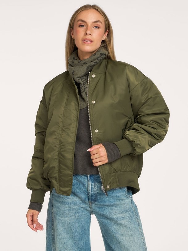 Helga, geweven bomber jack