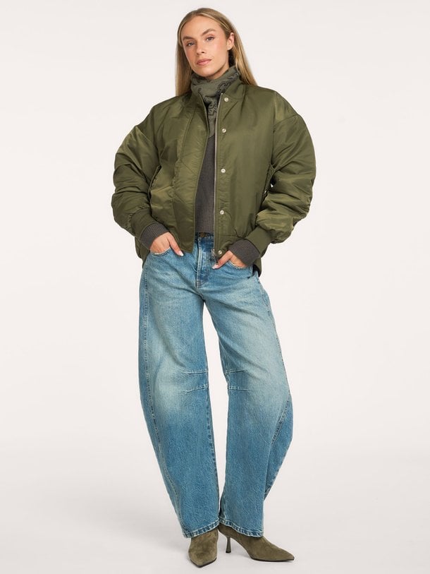 Helga, geweven bomber jack
