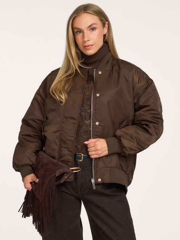 Helga, geweven bomber jack