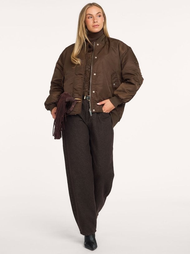 Helga, geweven bomber jack
