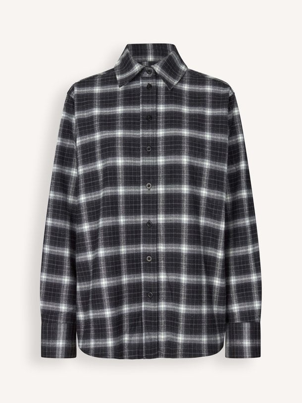 Genola Shirt Genola, katoenmix geruite blouse