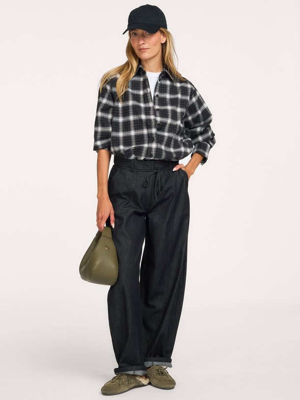 Genola Shirt Genola, katoenmix geruite blouse