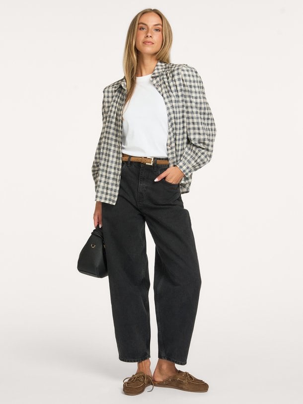 baloe jb jeans Baloe, high waist barrel fit jeans