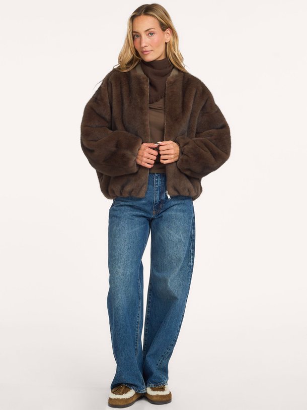 ETTA Faux Mink Etta, fake fur reversible jack
